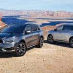 2020 Acura MDX on a mountain side