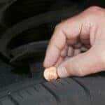 Checking Tire Tread with Penny