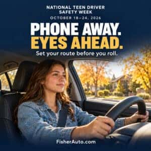 Phones Away! Eyes Ahead.