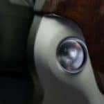 Close-up of Push Start ignition inside Mercedes-Benz vehicle