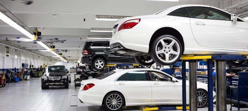 2020 Mercedes-Benz service bay