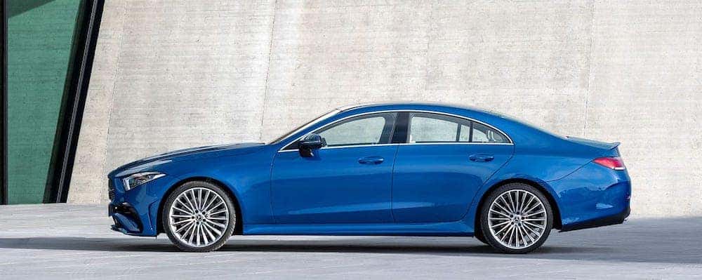 2022 mercedes-benz cls coupe blue exterior
