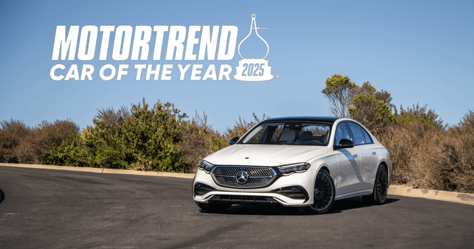 Mercedes-Benz E-Class Awarded 2025 MotorTrend® Car Of The Year