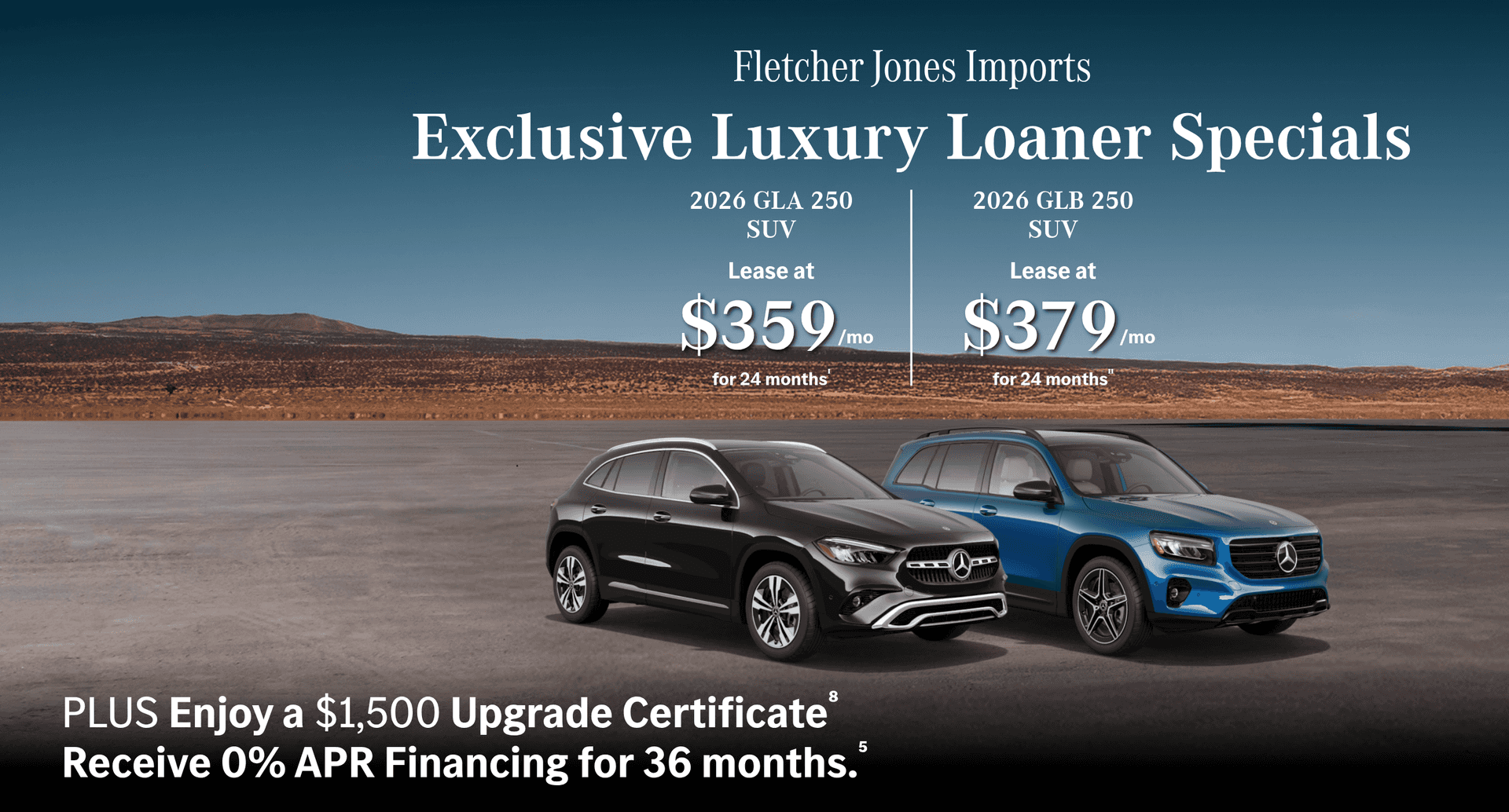 luxury loaner hero banner