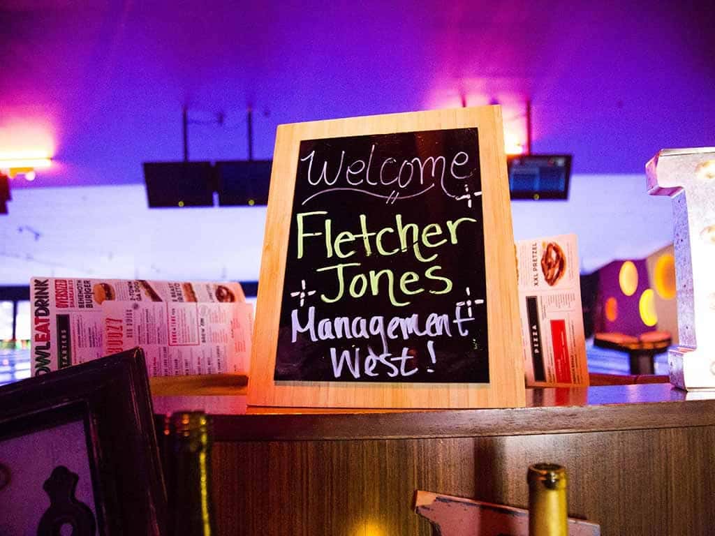 Fletcher Jones Management West Employee Appreciation Party_Welcome FJMW