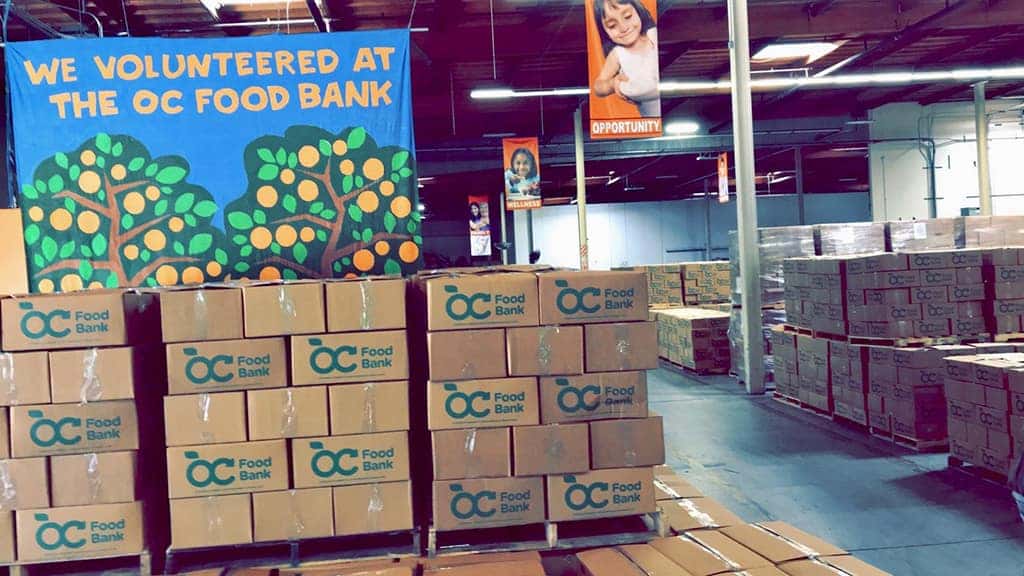 Fletcher Jones at the OC Food Bank! FJ Automotive Group