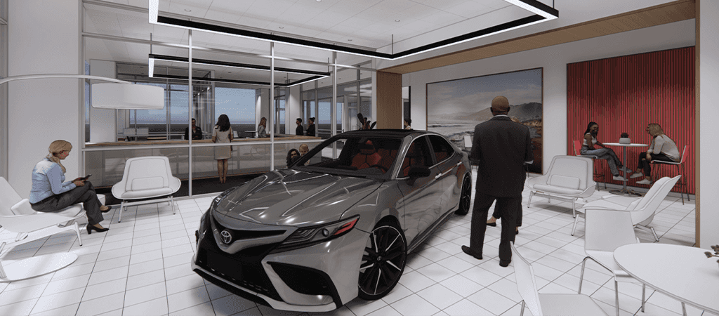 Toyota interior rendering 2