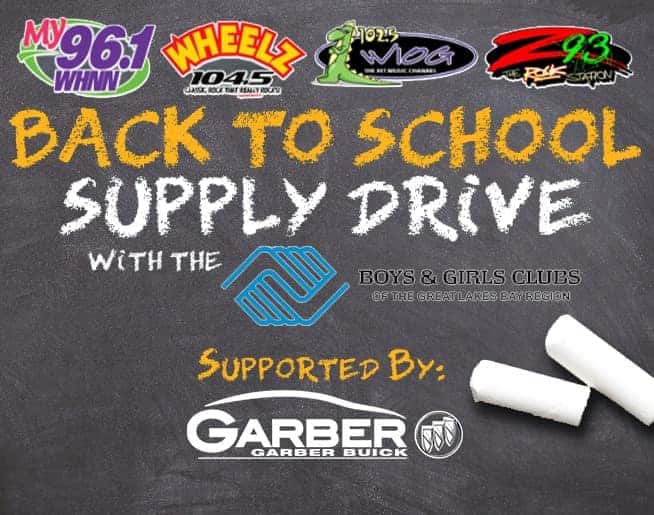 Donate To The Back To School Supply Drive Garber Buick