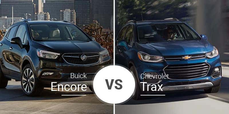 buick encore and chevy trax near me