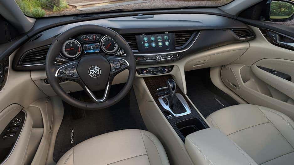 Interior Features of the New Buick Regal at Garber in Fort-Pierce, FL
