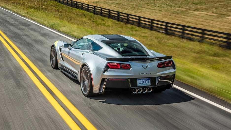 Exterior Features of the New Chevrolet Corvette at Garber in Midland, MI