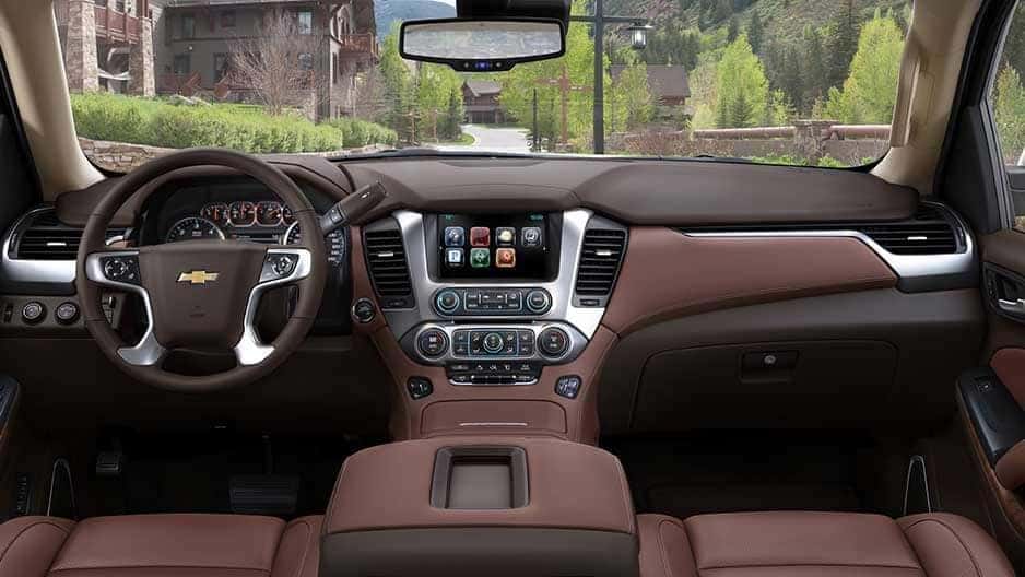 Interior Features of the New Chevrolet Suburban at Garber in Midland, MI