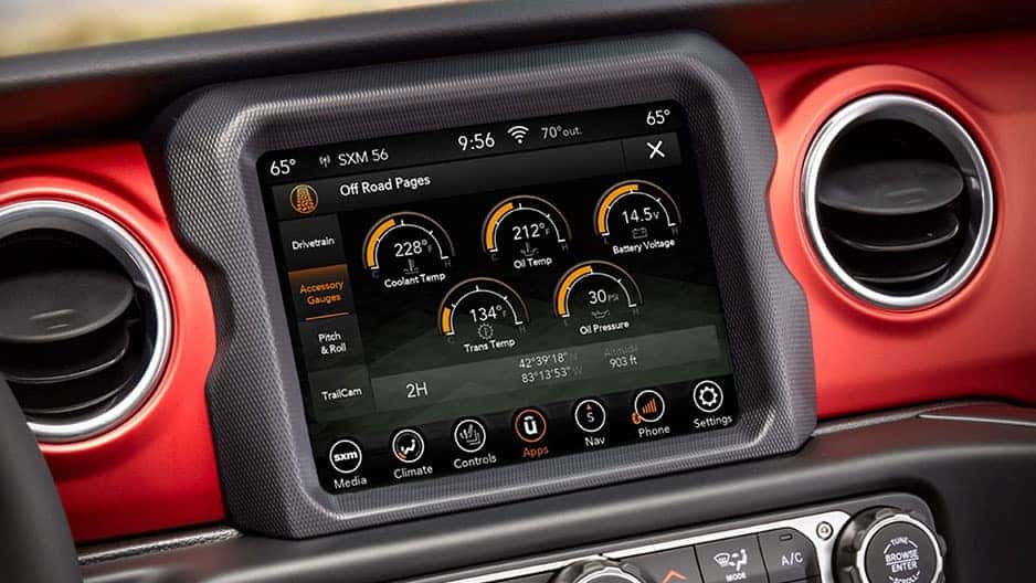 Technology Features of the New Jeep Gladiator at Garber in Saginaw, MI