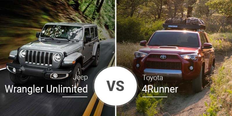 Jeep Wrangler Unlimited Vs Toyota 4runner