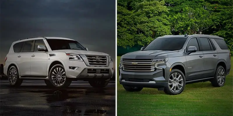 2022 Nissan Armada vs 2022 Chevrolet Tahoe | Garber Automotive Group