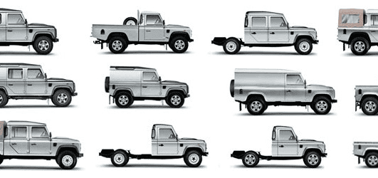 Land Rover Defender, Models