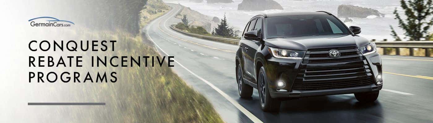 Conquest Cash Incentive Programs Overview at Germain Cars