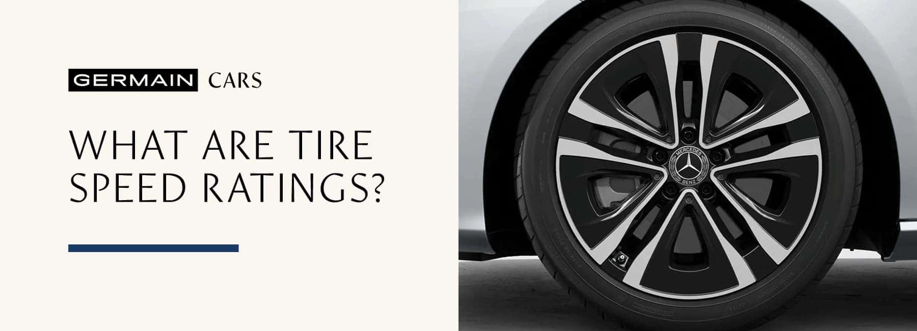 What are Tire Speed Ratings? at Germain Cars