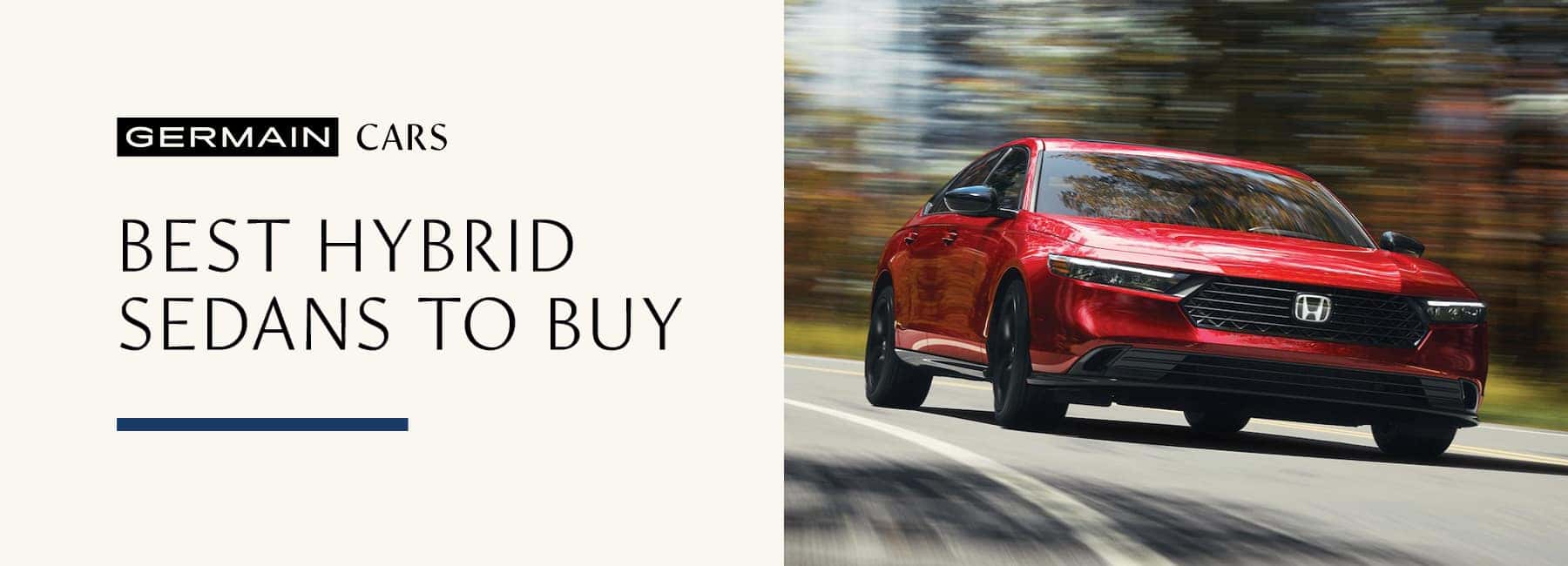 Best Hybrid Sedans To Buy