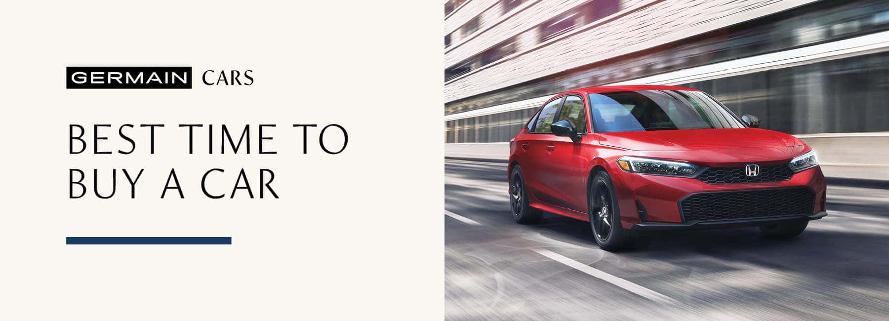 Best Time to Buy a Car