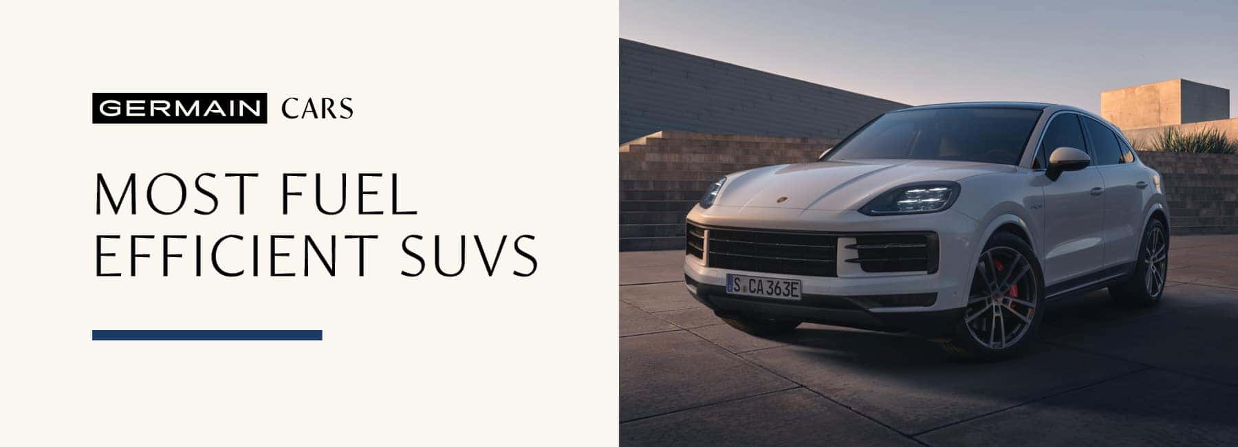 Most Fuel Efficient SUVs