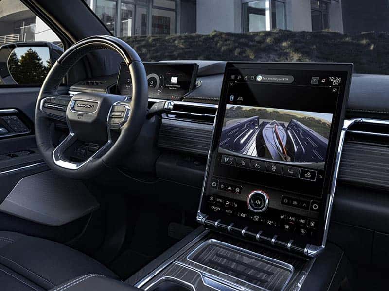 New 2025 GMC Sierra EV Fully Electric Pickup Truck Interior Comfort Features and Technology
