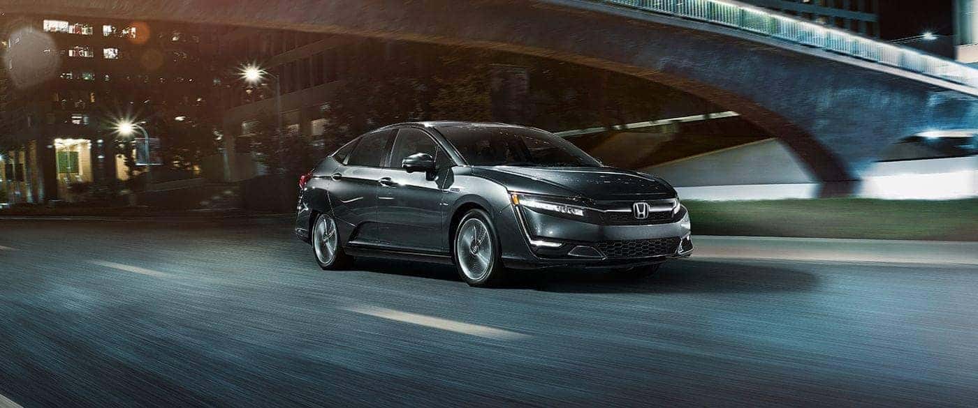2018 Honda Clairty Plug In Driving on the highway