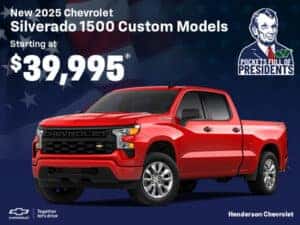 New 2025 Chevrolet Silverado 1500 Custom Models