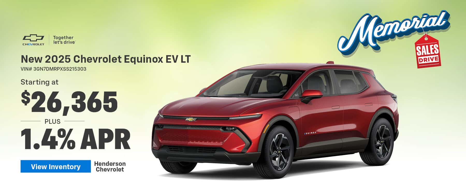 New 2025 Chevrolet Equinox EV