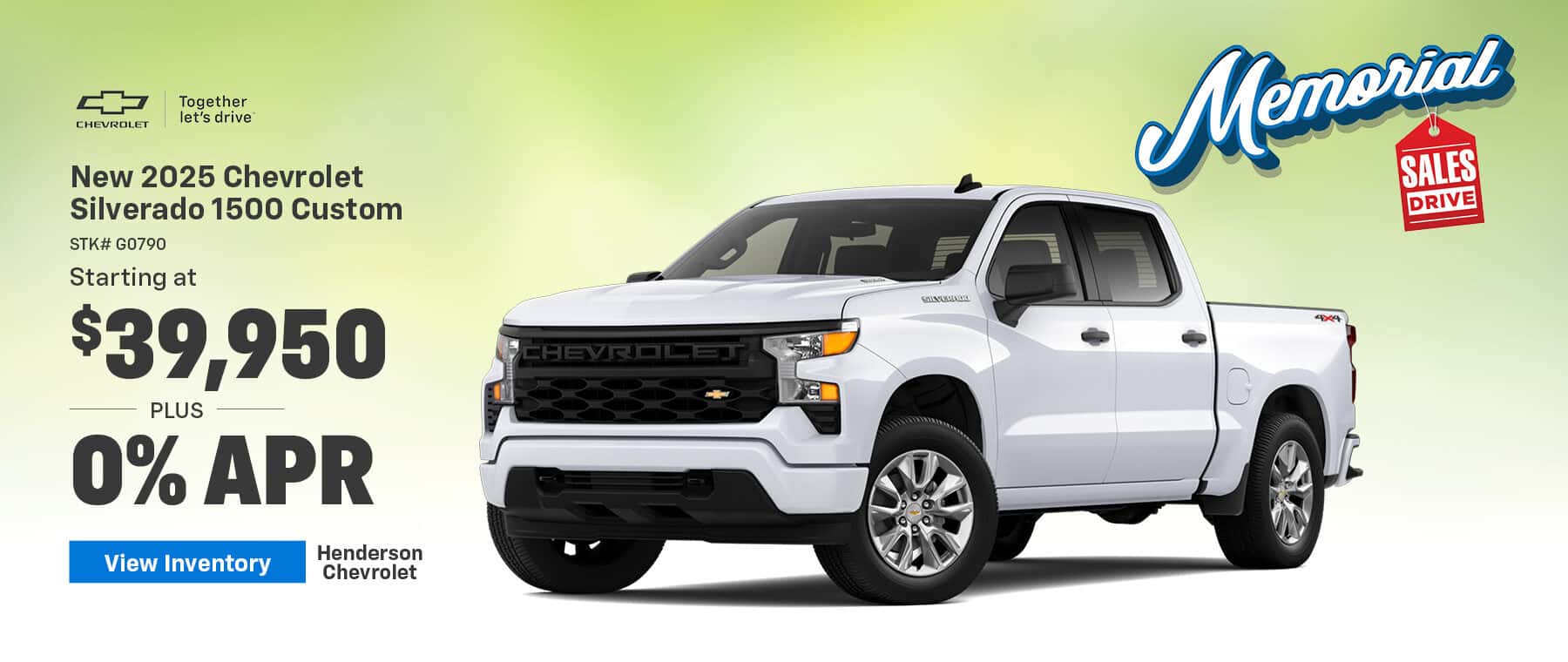 New 2025 Chevrolet Silverado 1500 Custom