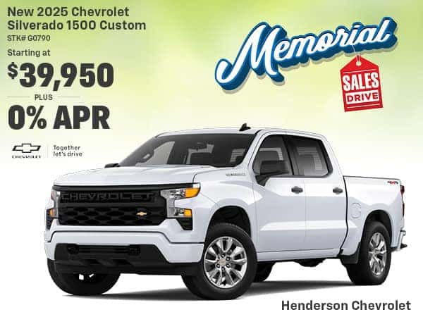 New 2025 Chevrolet Silverado 1500 Custom