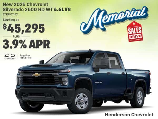 New 2025 Chevrolet Silverado 2500 HD WT 