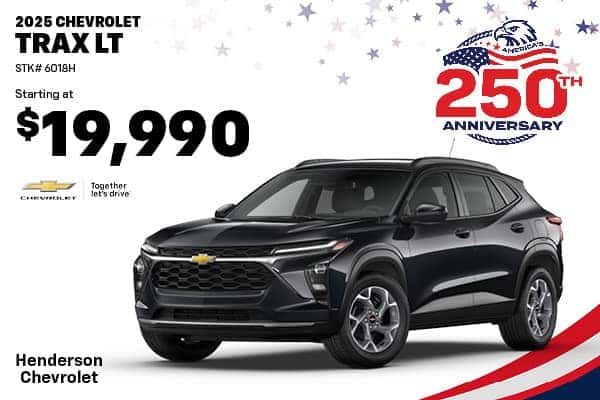 Get A 2025 Chevrolet Trax LT Starting at $19,990