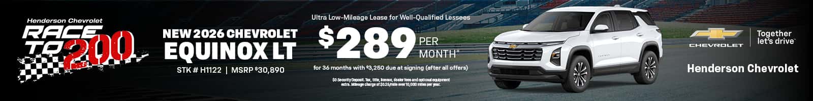 New 2026 Chevrolet Equinox LT