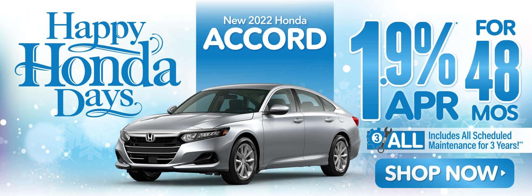New 2022 Honda Accord | 1.9%* APR for 48 Months SHOP NOW