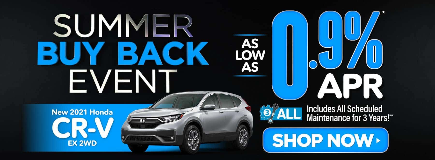 New 2021 Honda CR-V - As low as 0.9% APR - Shop Now