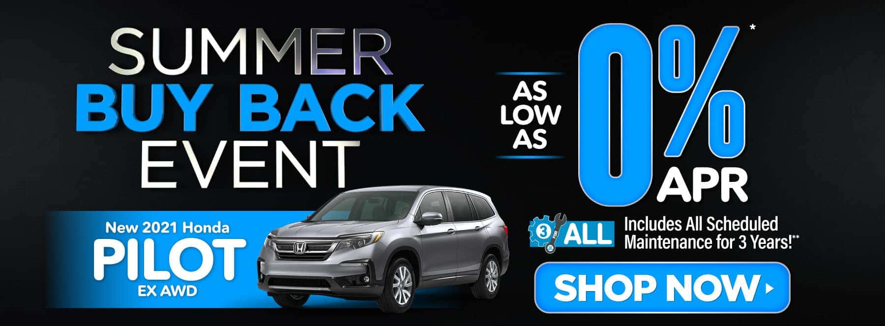 New 2021 Honda Pilot - As low as 0% APR - Shop Now