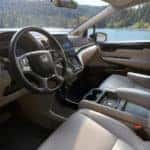 Interior view of the 2022 Honda Odyssey