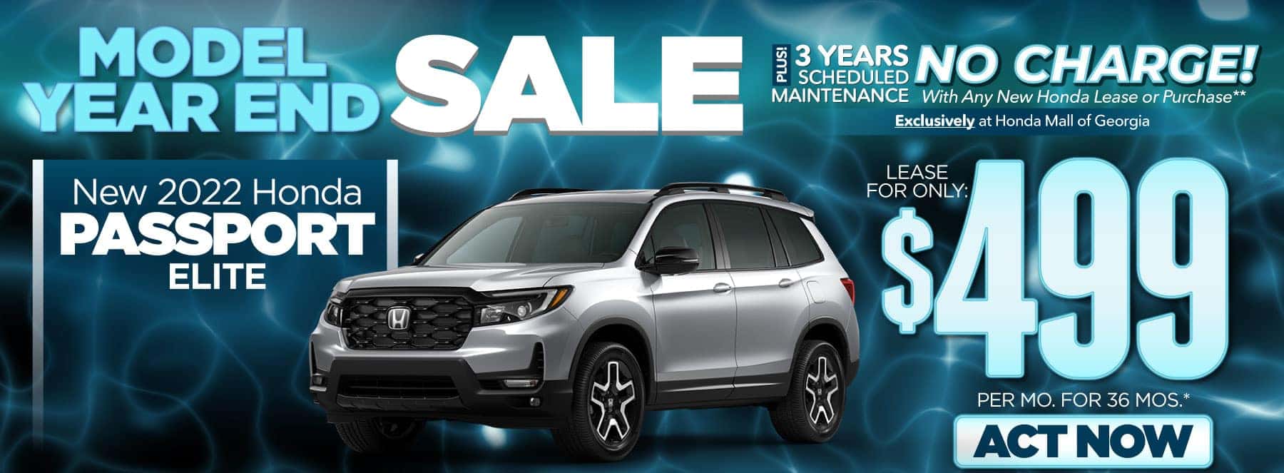 Model Year End Sale, New 2022 Honda Passport Elite