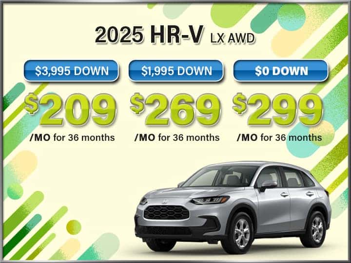 New 2025 HR-V LX AWD