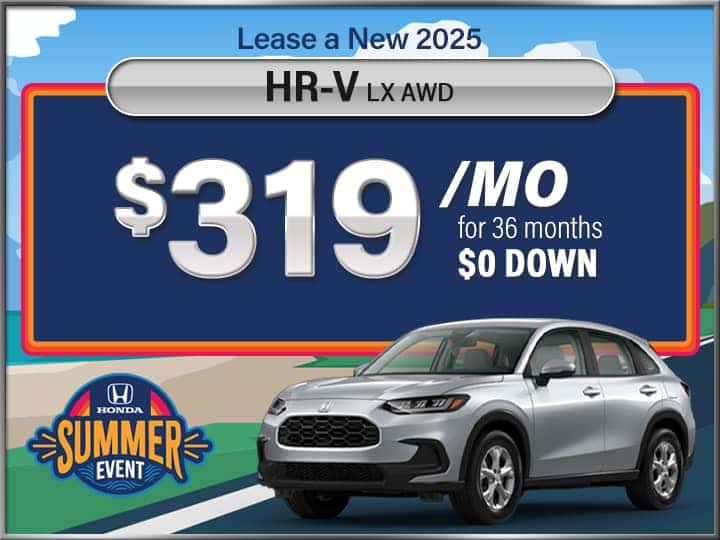 New 2025 HR-V LX AWD