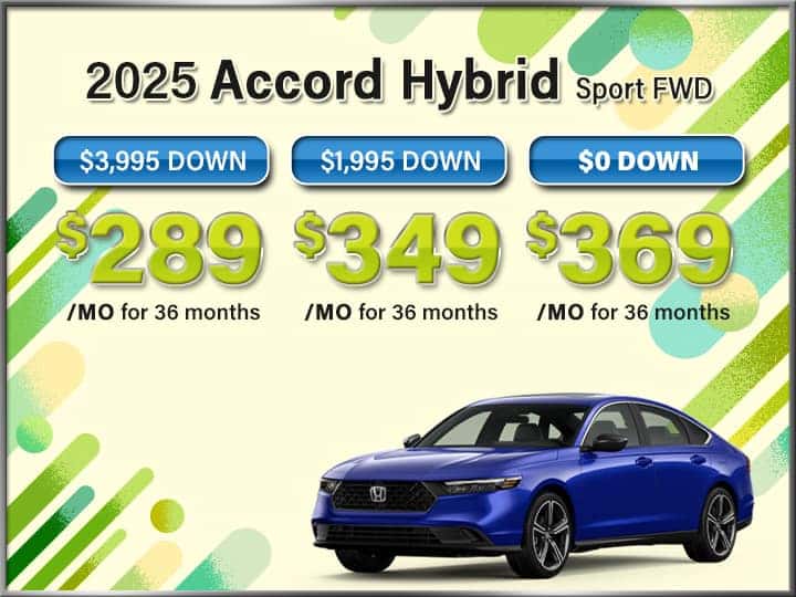 New 2025 Accord Hybrid Sport FWD