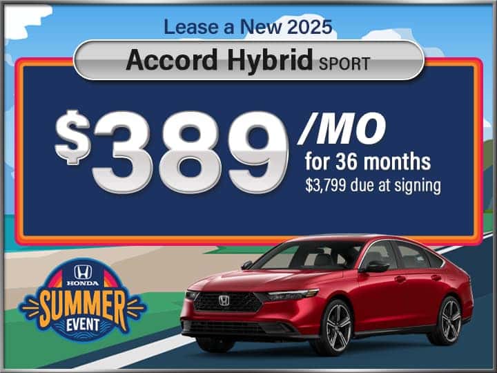 New 2025 Accord Hybrid Sport
