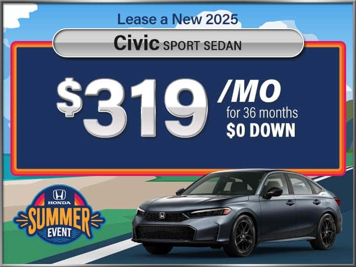 New 2025 Civic Sport Sedan