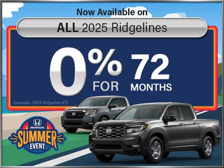 New 2025 Ridgelines