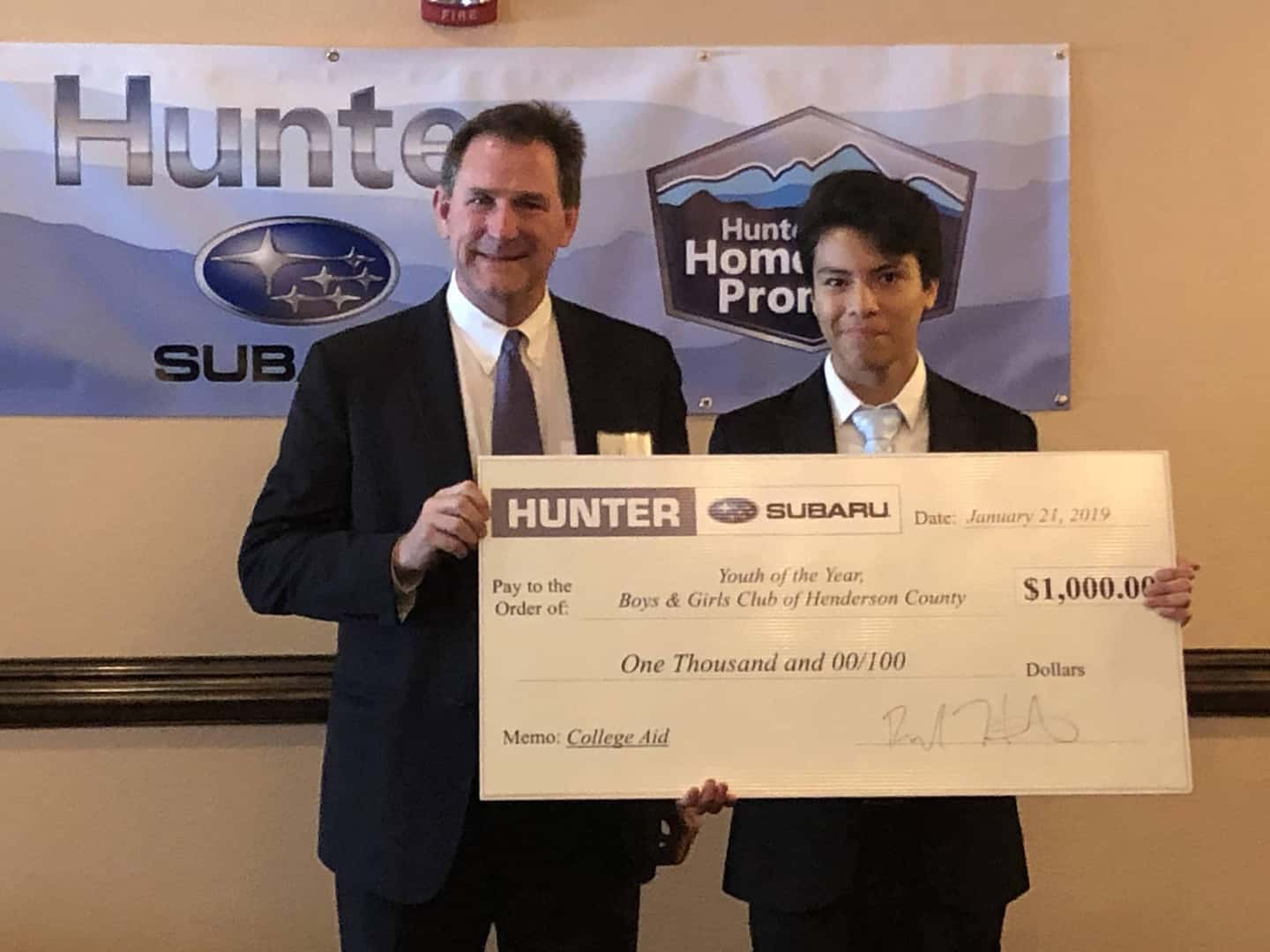 Hunter Automotive Group in Our Community Hendersonville NC Near