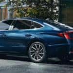 Man approaching 2020 Hyundai Sonata