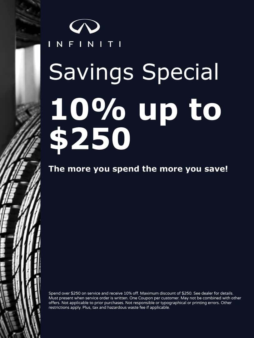 INFINITI charlotte july service specials