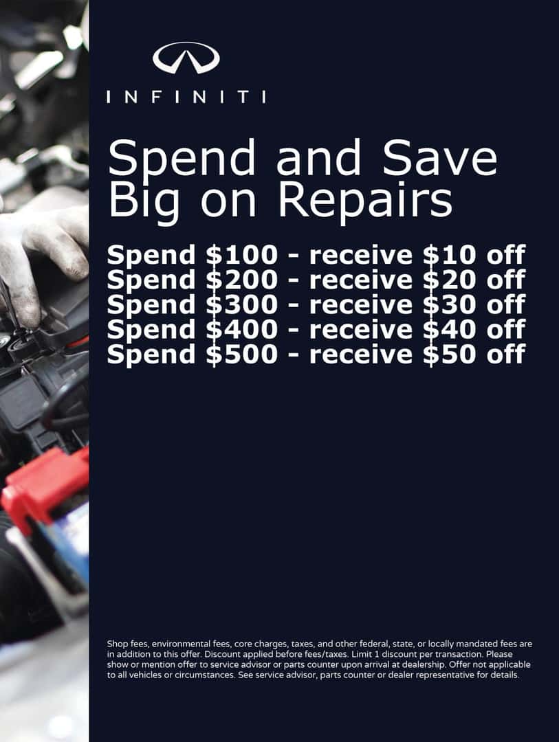 INFINITI charlotte july service specials