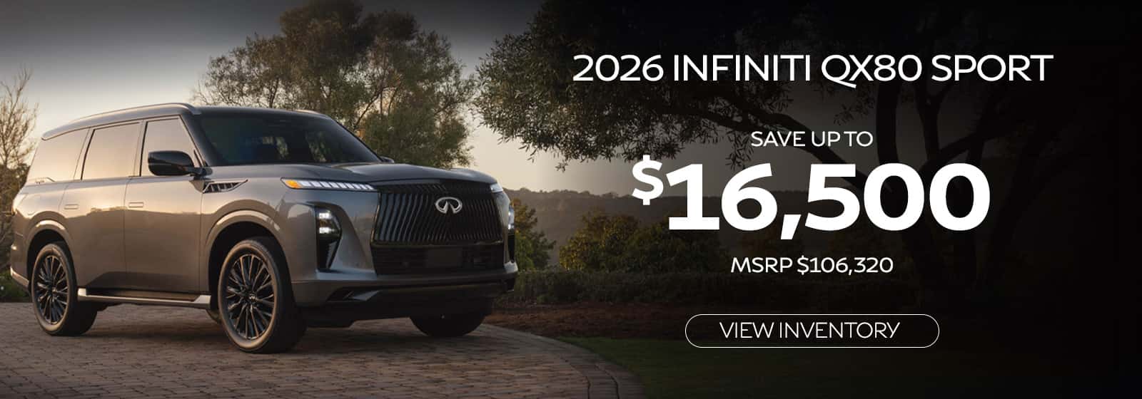 INFINITI of charlotte north carolina 2026 qx80 sport